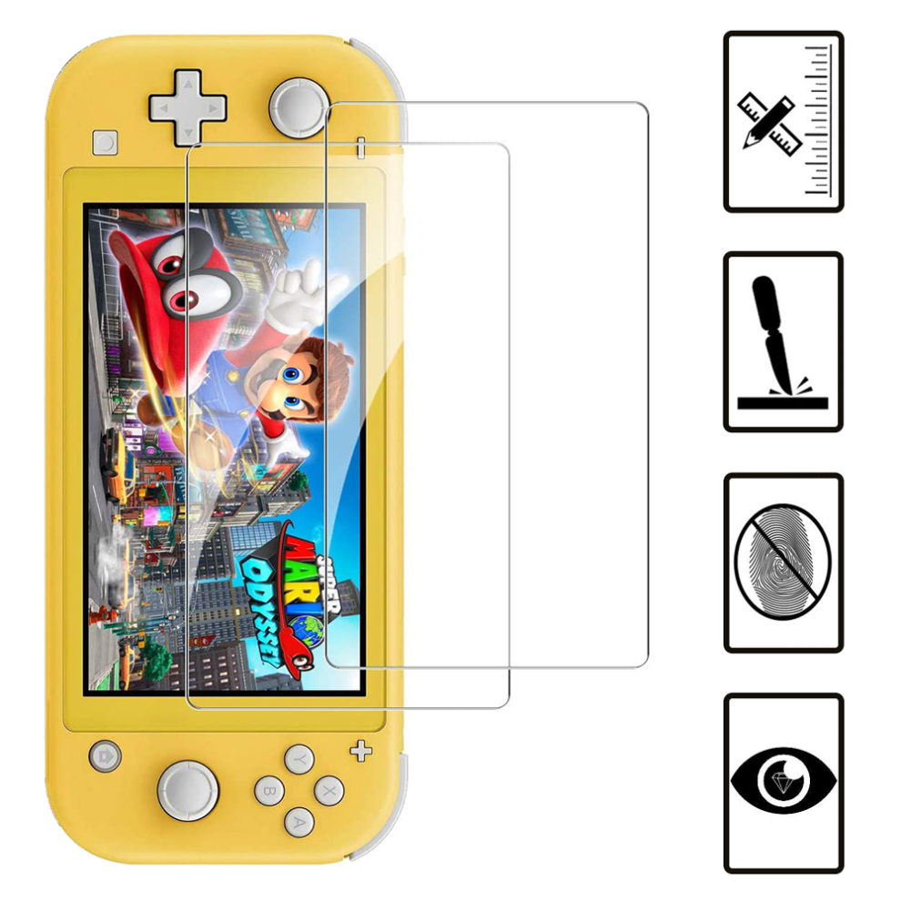 Skærmbeskytter til Nintendo Switch Lite, Anti-blåt lys øjenbeskyttelse, Øget slagfasthed