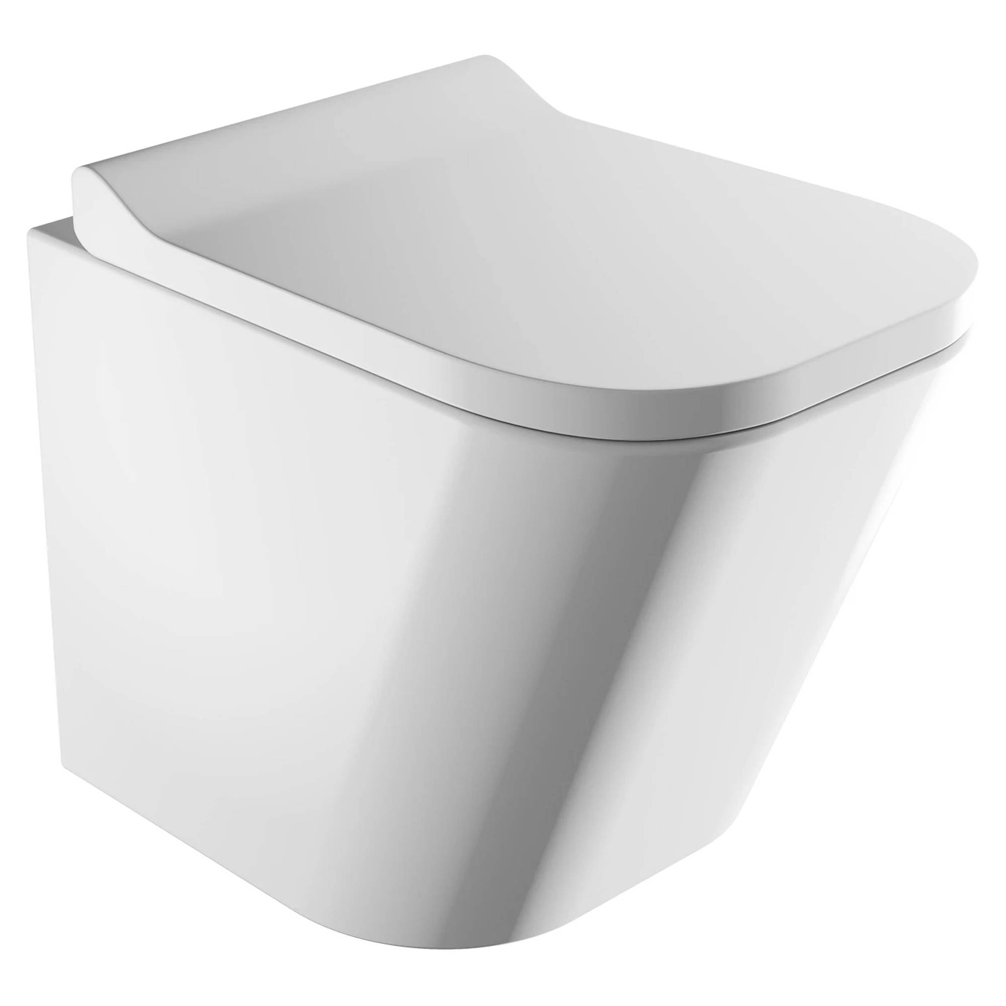 Omnires Vägghängd Toalett Fontana Vit Blank