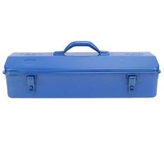 Blue Toolbox Metal Structure High Load Bearing Portable Tool Storage Organizer for Workshop Garage