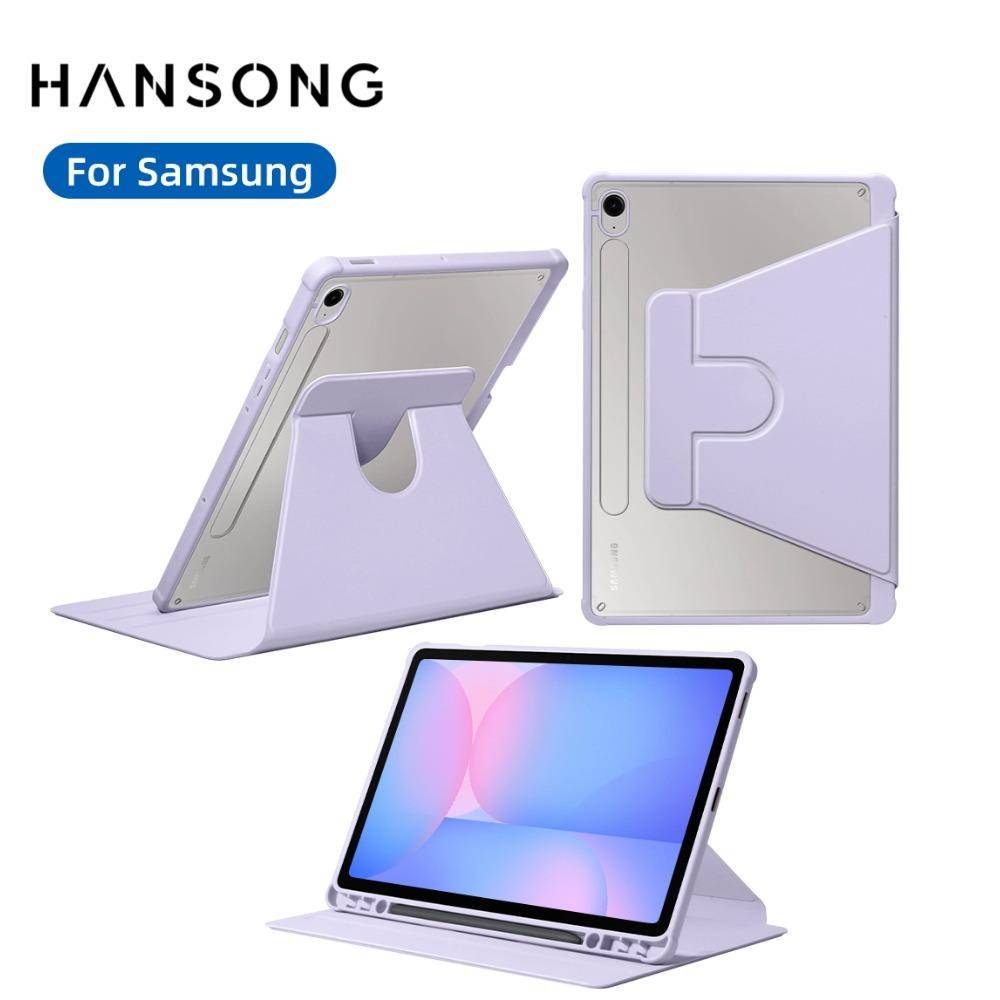 Fodral för Samsung Galaxy Tab S10 Lite SM-X406B Magnetiskt fodral för Tab S10FE S9FE S9 Magnetiskt stativ PU-läder Skyddande överdrag himmelsblå färg