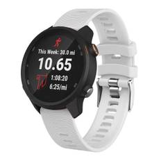 Garmin Forerunner 245 Urrem i Silikone - Hvid