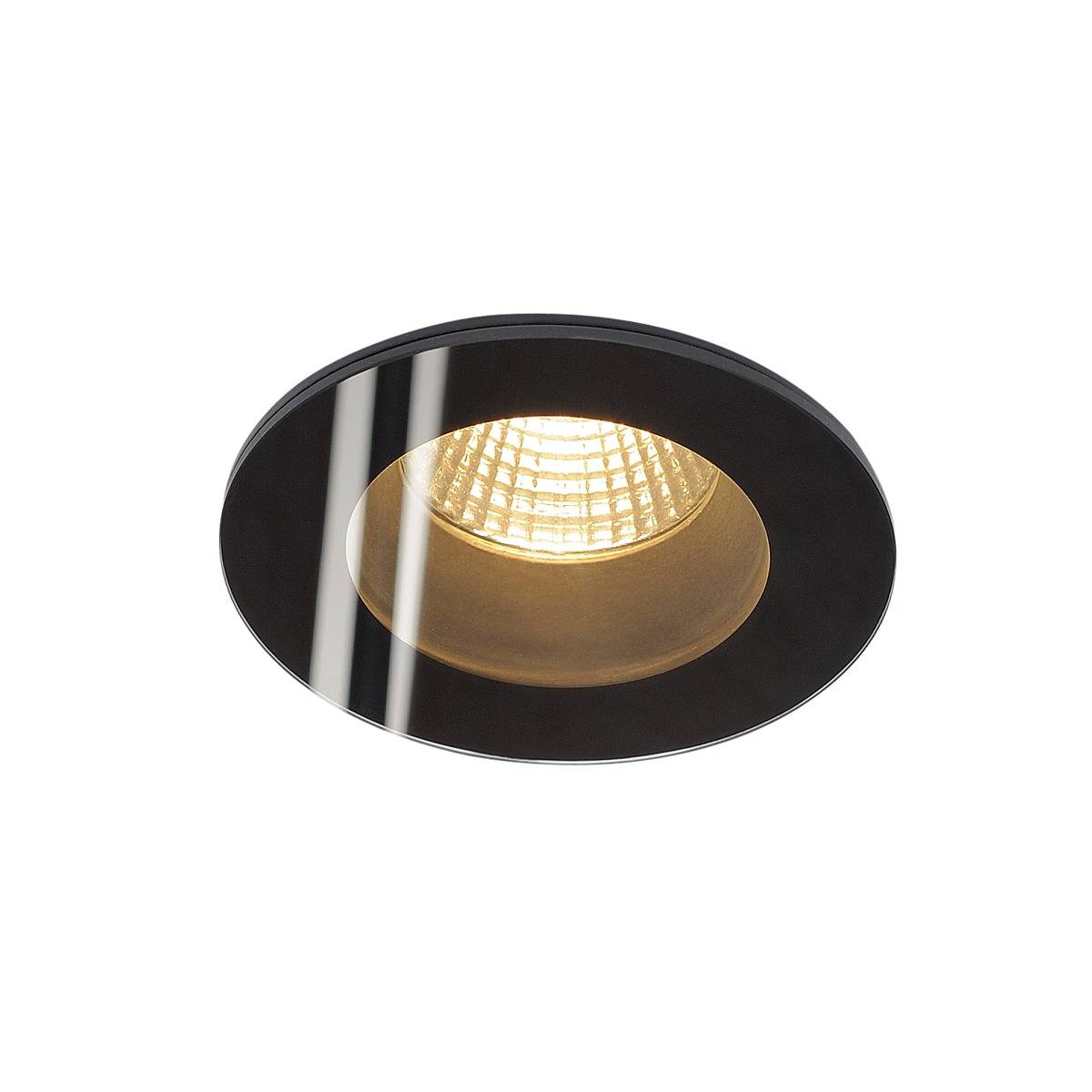 SLV Patta-F Round Downlight Svart