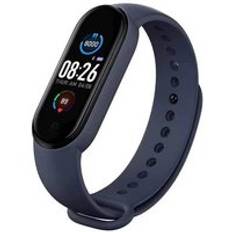 Smartwatch bluetooth pulsdetektering blodtryck fitness tracker sportklocka vattentät meddelandeprompt stegräknare armband