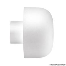Flos Architectural LED udendørs væglampe Bellhop, Hvid/opal, Aluminium, Design