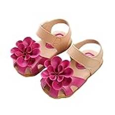 Löra-gå-sandaler småbarn flicka klänning sandaler alias mode flickor barn skor blommor sandaler flickor prinsessa skor baby sandaler strandskor baby skor, Rd2, 26 EU