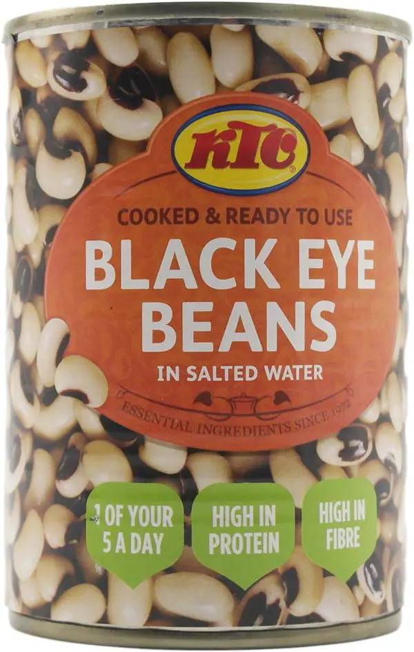 Madspildsvare: KTC Black Eyed Beans 240 g