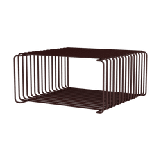 Montana Panton Wire Half Height hylla 34,8x17,2x34,8 cm Black red - Röd