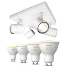Philips Runner takspotlight, 4 spotlights, Hue White Ambiance lampor