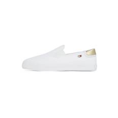TOMMY HILFIGER Slip On guld / hvid - 37
