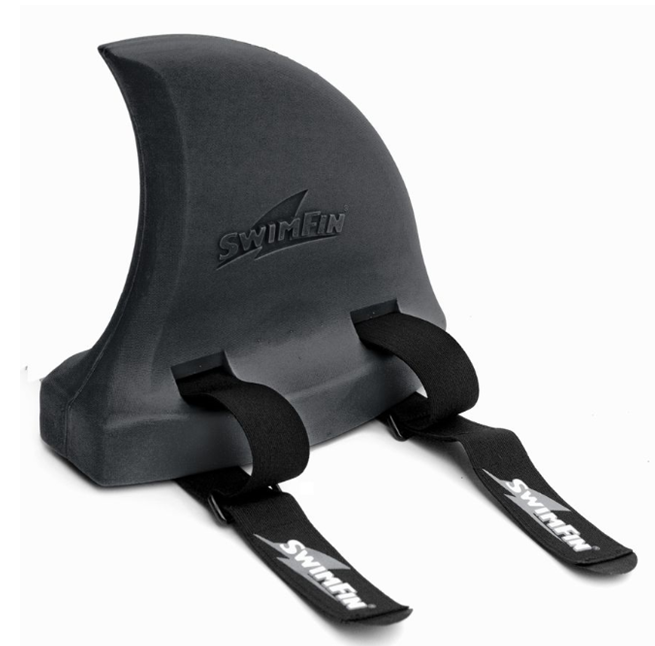 SwimFin - hajfinne svømmebælte, sort.