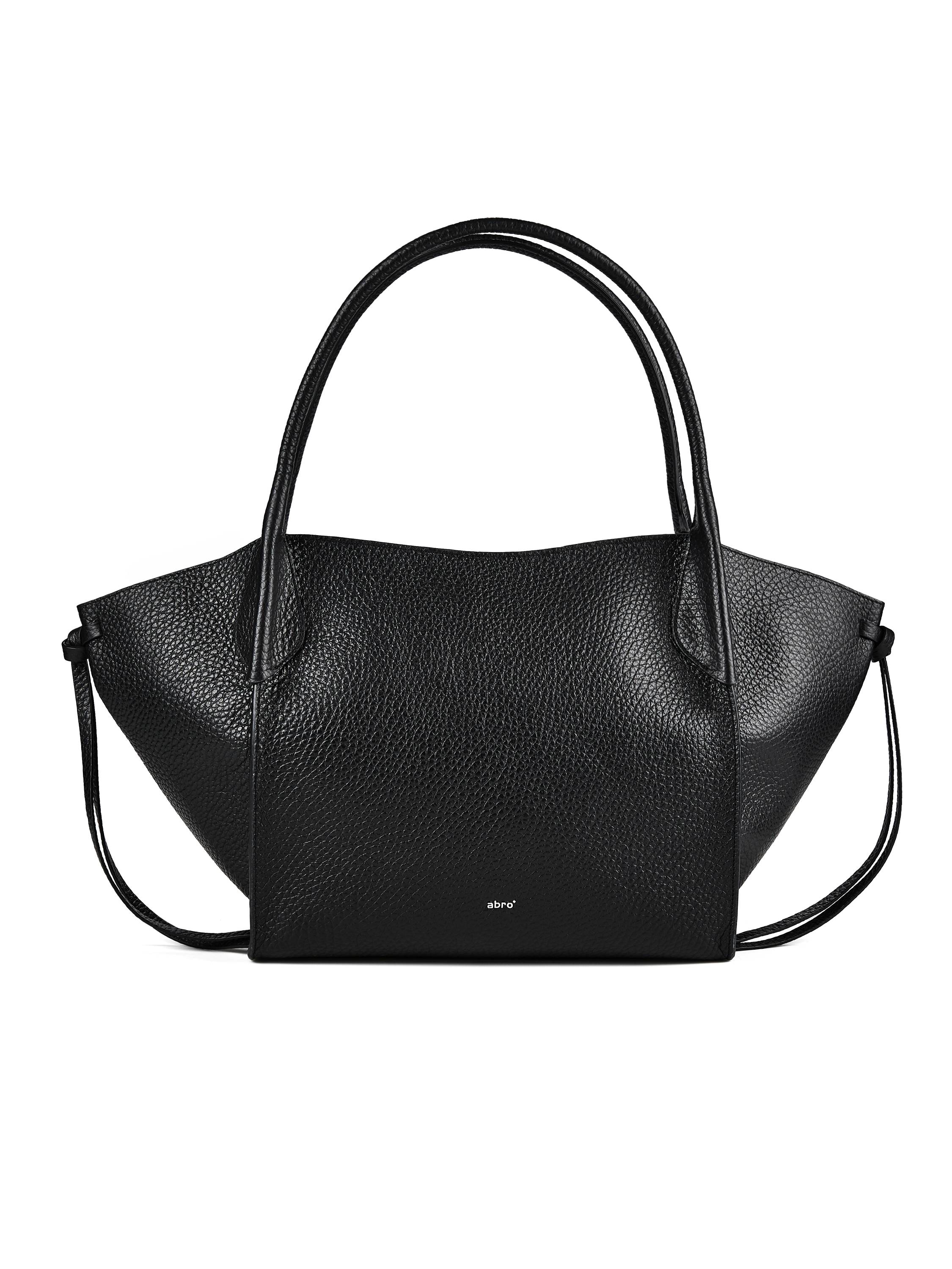 abro Vibe Skuldertaske Læder 32 cm  Sort