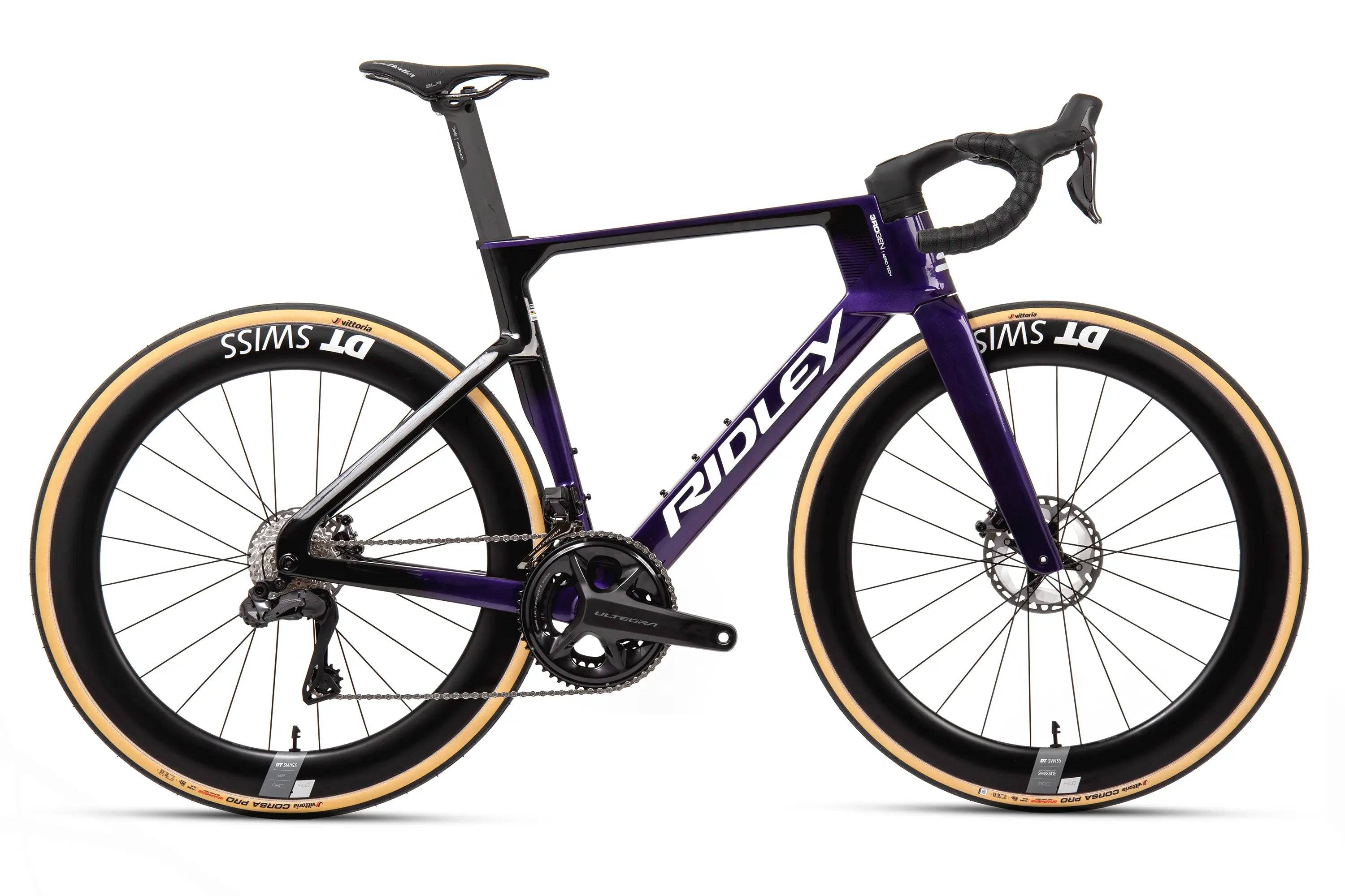Ridley Noah Fast Disc 2024 - Shimano Ultegra Di2 2x12sp - DT Swiss ARC1400 Dicut - 153 / s / purple (s)