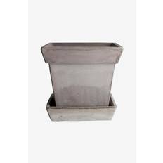 Bergs Potter - Krukke, Gaia raw, Ø 21 Cm - Grå