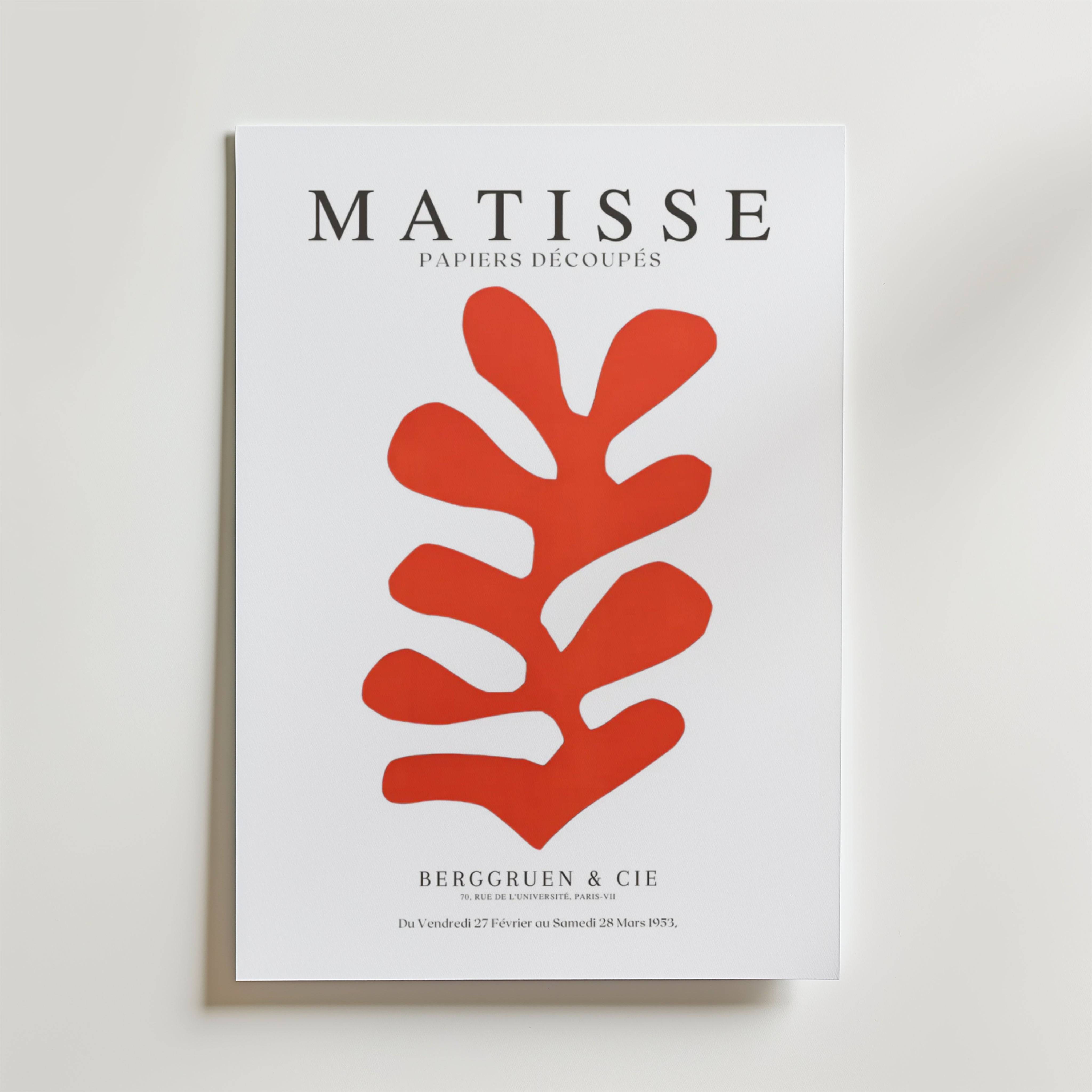 Matisse Papier Decoupes Poster - Fine Art Poster 21x30 cm