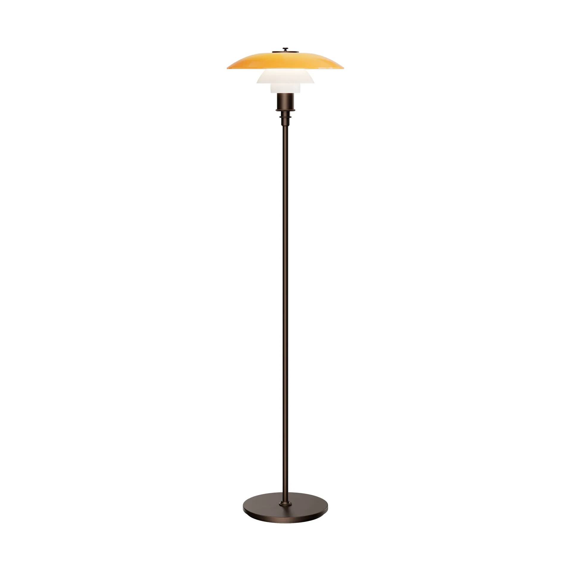 Louis Poulsen PH 3½-2½ golvlampa Centenary Edition Amber-opal white