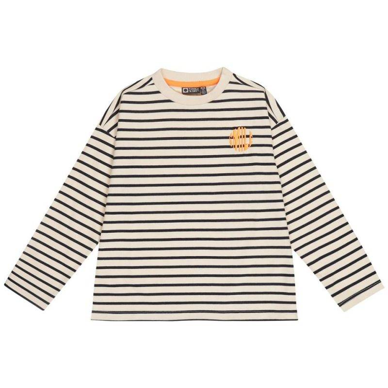Tumble'n Dry Chester langærmet T-shirt til drenge - mørk navy