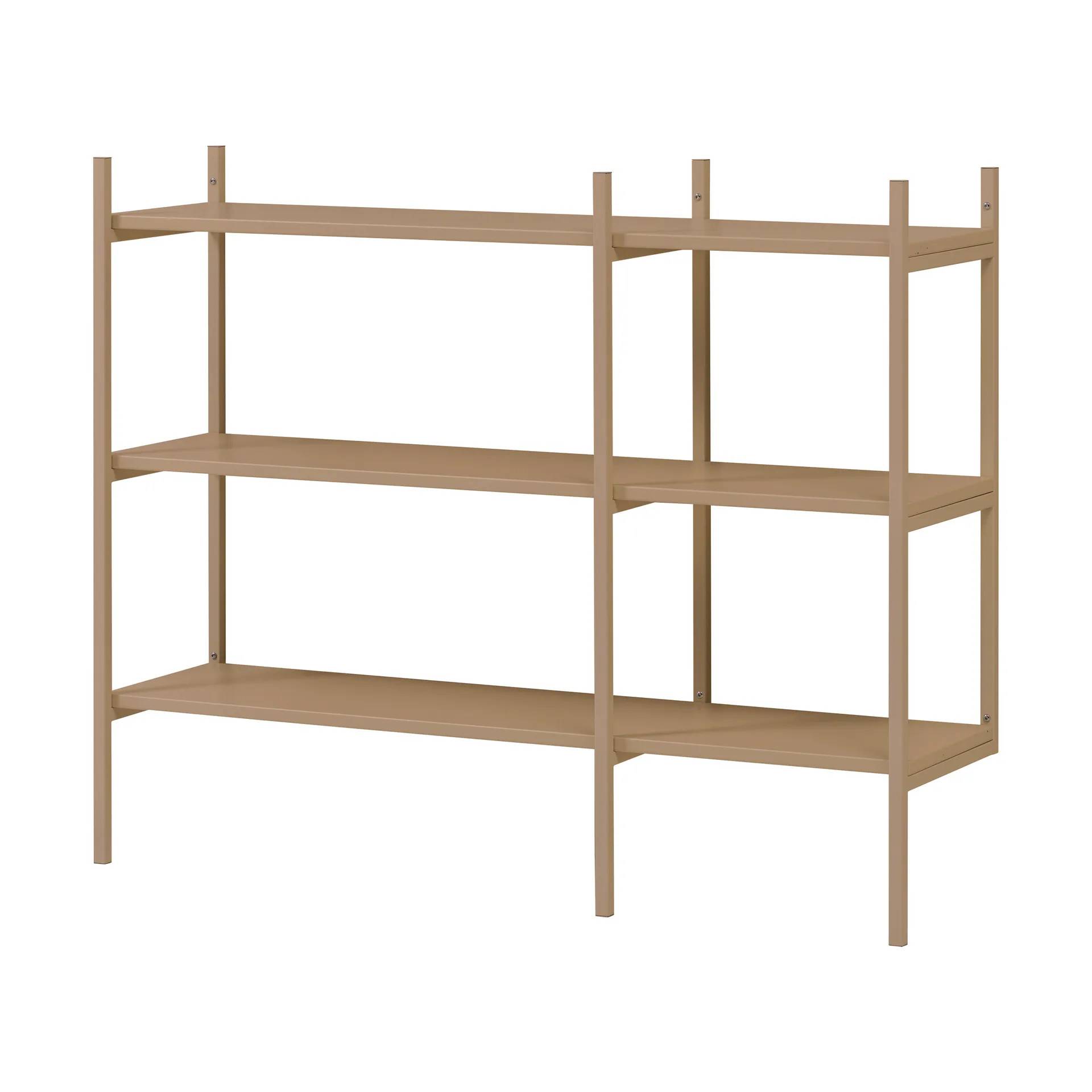TÔNN furniture Portal bokhylla small, Camel, 123 cm