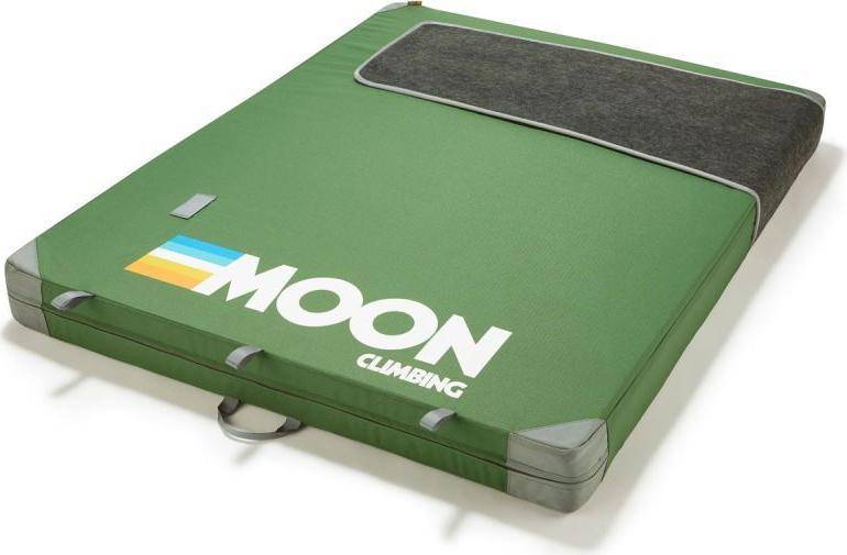 Moon Climbing Warrior Crash Pad Shell Retro Stripe Green, OneSize