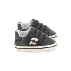 Karl Lagerfeld Kids - lädersneakers - barn - Tyg/konstläder/gummi - 21 - Svart
