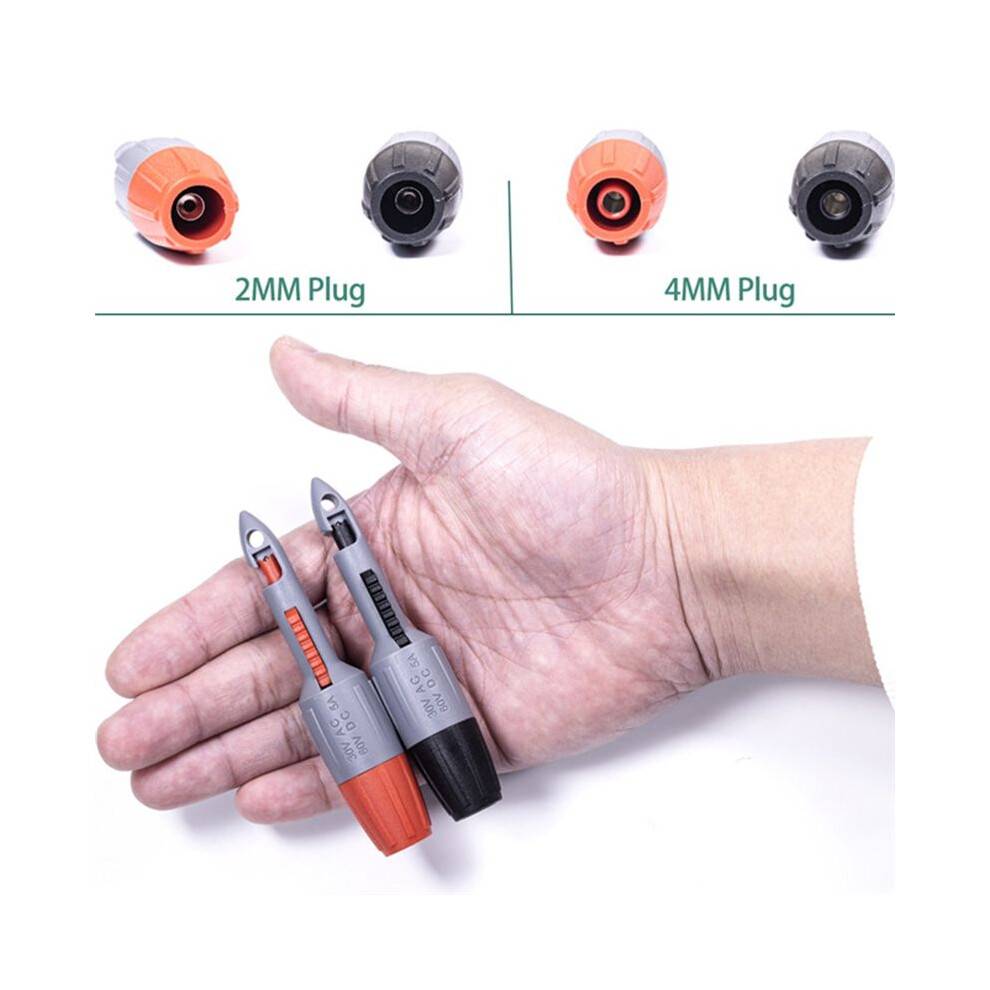 TP81 Insulation Piercing Clip Set, Banana Plug Connections,Wire Piercing Probe Insulation Piercing Clip Set 4mm