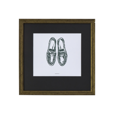 House Doctor Wall Art Shoe Mørkegrøn