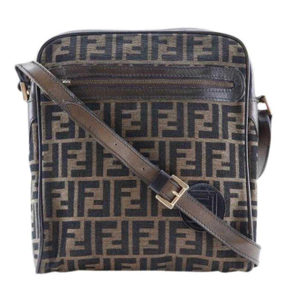 Fendi Vintage - Pre-owned Canvas Axelremsväska Vintage - unisex - ONE Size -