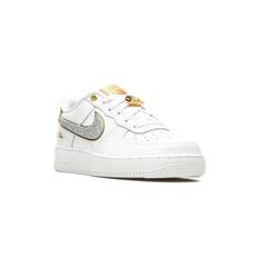 Nike Kids - Air Force 1 Low - barn - kalvskinn/gummi/Tyg - 6Y - Vit