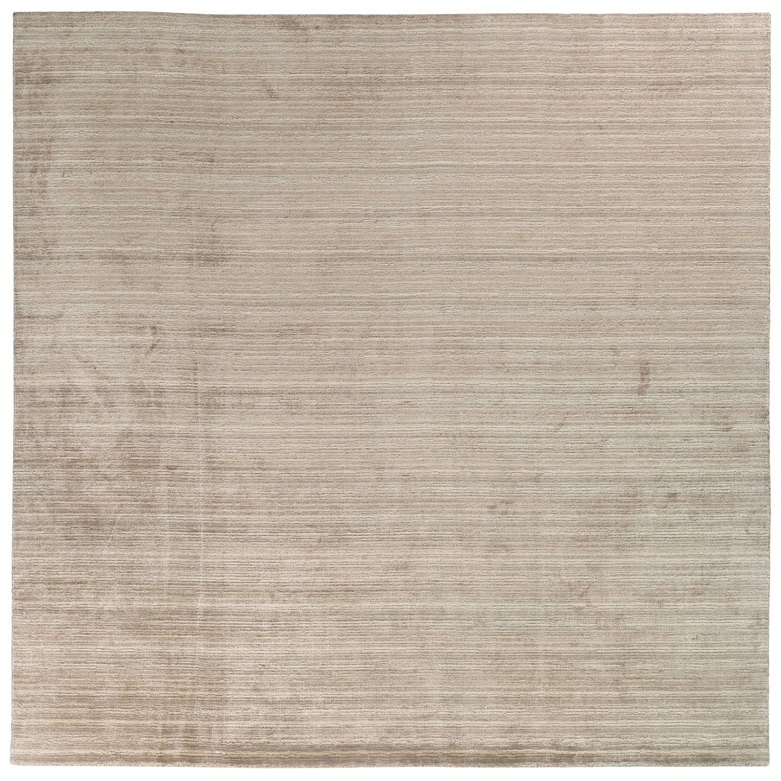 Bamboo Gabbeh Matta 250x250 Modern Matta Vit / Beige