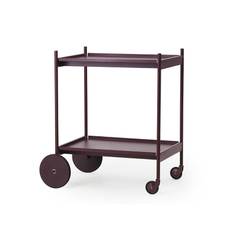 Normann Copenhagen Rul Trolley Rullebord Burgundy