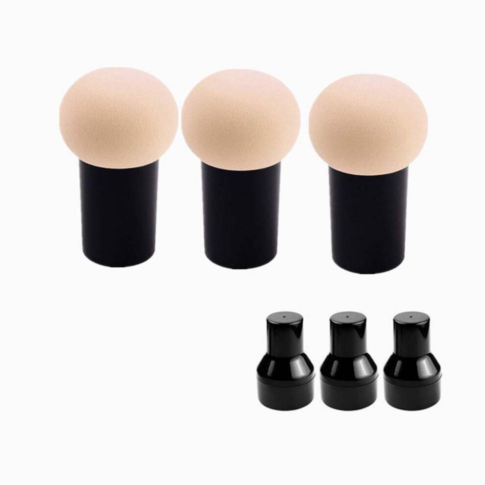 Makeupsvampesæt: Perfekt til forskellige kosmetikprodukter, udvides til 5,5 cm x 6,2 cm når den er våd