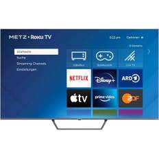 METZ Blue Roku TV, QLED 4K, Smart TV, 55 Zoll, 139cm, Triple Tuner, WLAN, LAN, HDMI, USB