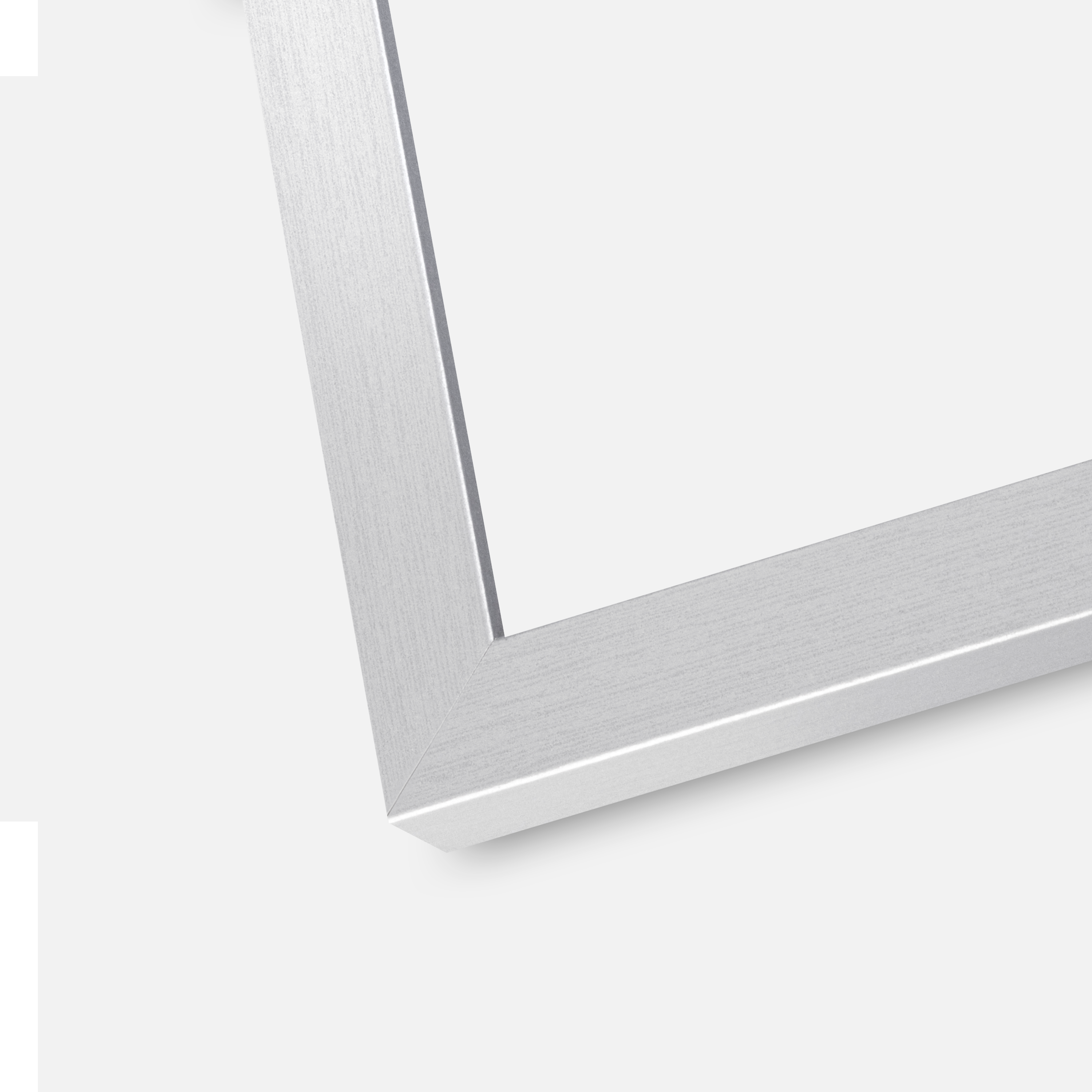 Ram Selection Silver 70x100 cm - Passepartout Svart 59,4x84 cm (A1)