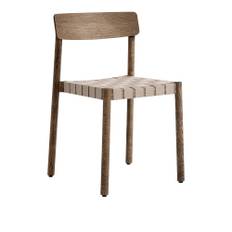 &Tradition - Betty Chair TK1, Smoked Oak/Natural Webbing - Matstolar - Thau & Kallio - Beige,Träfärgad - Trä
