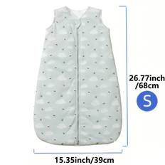 TEMU Warm Quilted Baby Sleep Sack, 2.5 Tog, With 2-way Zipper, Winter And Spring Sleep Bag For