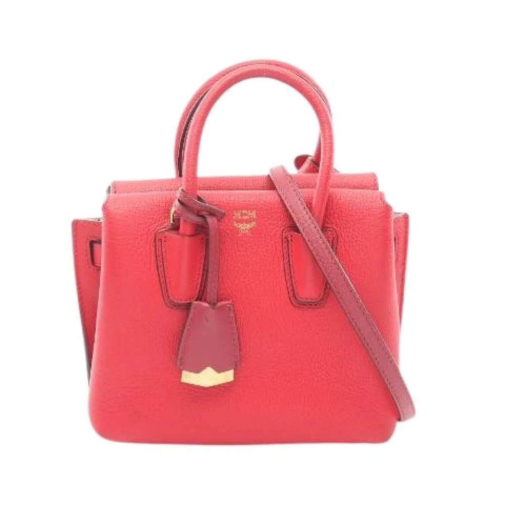 MCM Pre-owned - Pre-owned Mini Milla Läder 2-vägs Handväska Vintage - Dam - ONE Size - Läder
