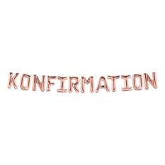Konfirmation Ballongguirlande Rosaguld