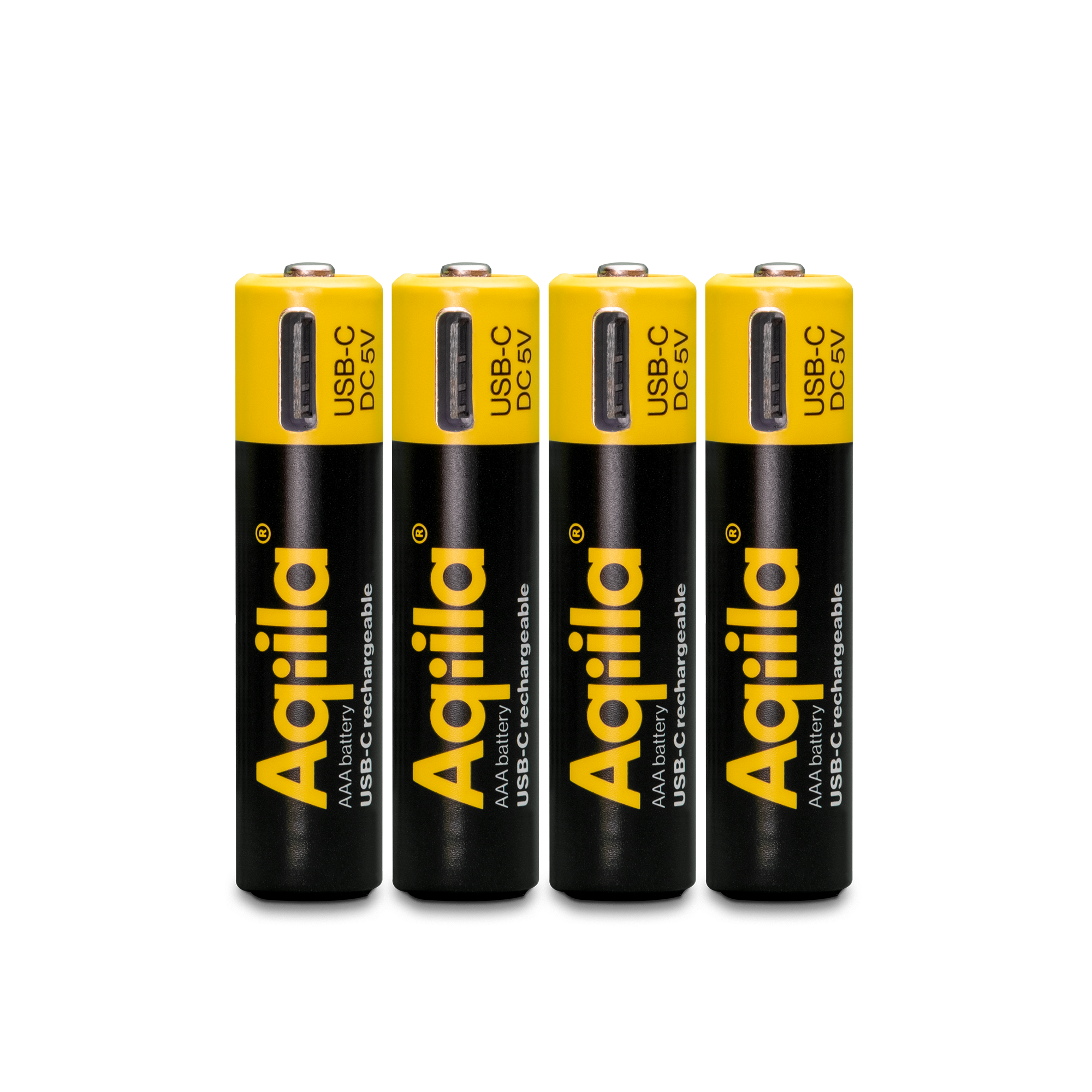 Batteri Aqiila Powerbird Rechargeable AAA, USB-C, 1,5V, 4 st.