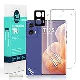 Ibywind 2pcs Screen Protector for Motorola Moto G85 5G 6.67",Flexible TPU Film,with 1pc Camera Lens Cover,1pc Back Film[Easy to Install]