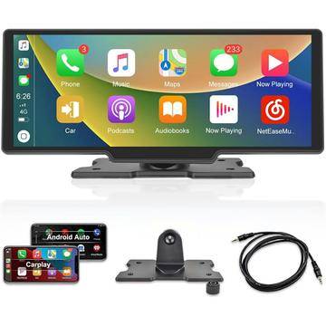 RH-W517 10.3 trådlös CarPlay / Android Auto-skärm med FM-sändare och Bluetooth-anslutning