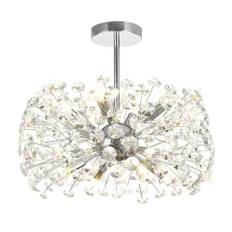 Lumiere Bridestowe 8 Lamp Semi Flush Ceiling Light in Polished Chrome