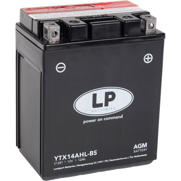YTX14AHL-BS batteri til MC og ATV 12V 12Ah (134x89x166mm)