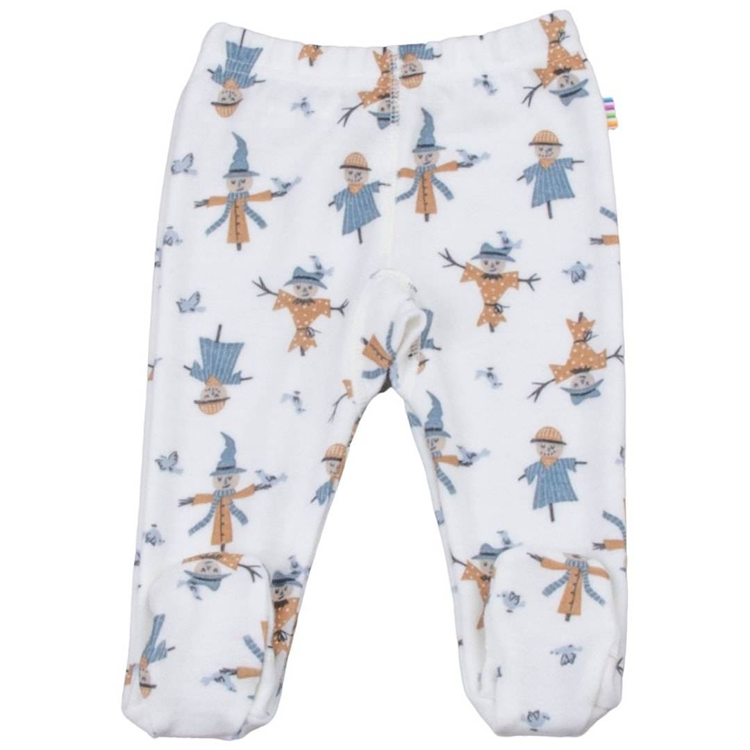 Joha Leggings med Fod Off White 40 cm Creme 40 cm Drenge, Piger