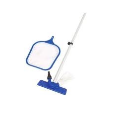 Pool rengøringssæt, 167 cm pind + støvsuger + Bestway 58013 net