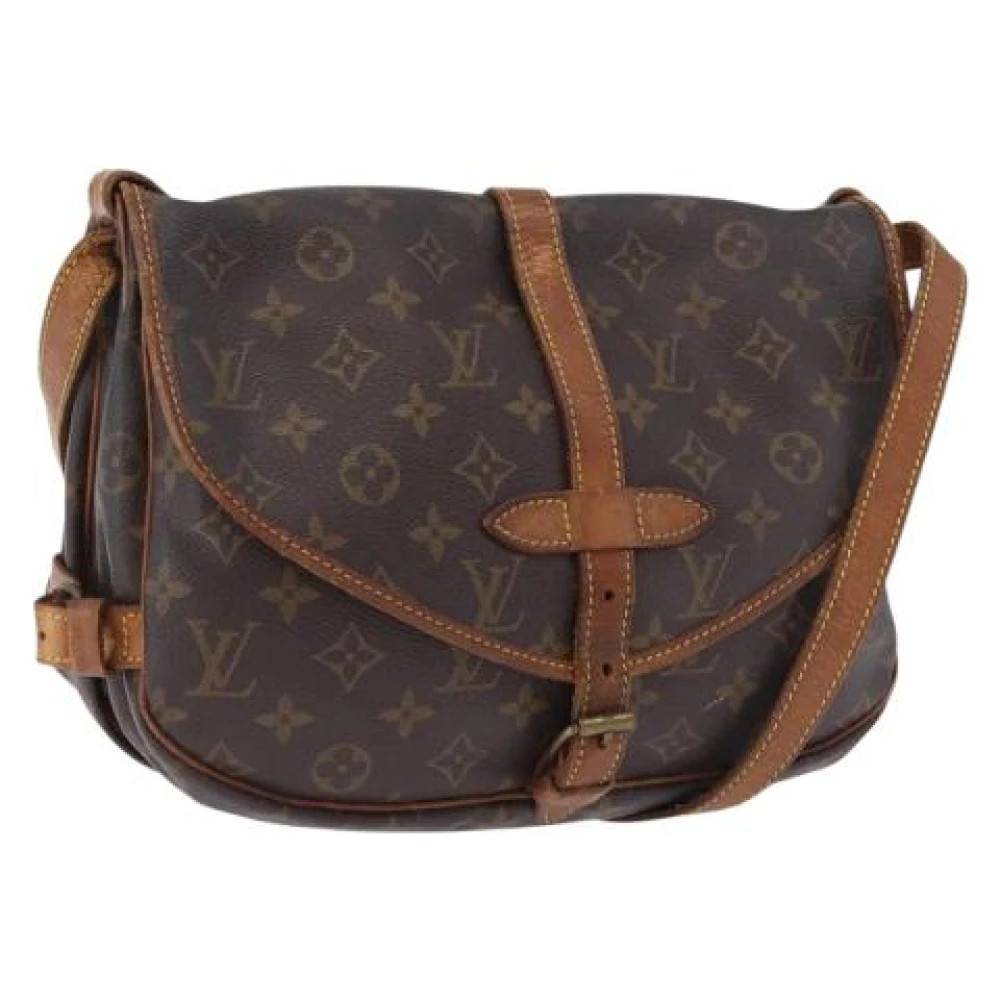 Louis Vuitton Vintage Pre-owned Vintage Skuldertaske - Vintage - unisex - Brun - ONE SIZE - Uld