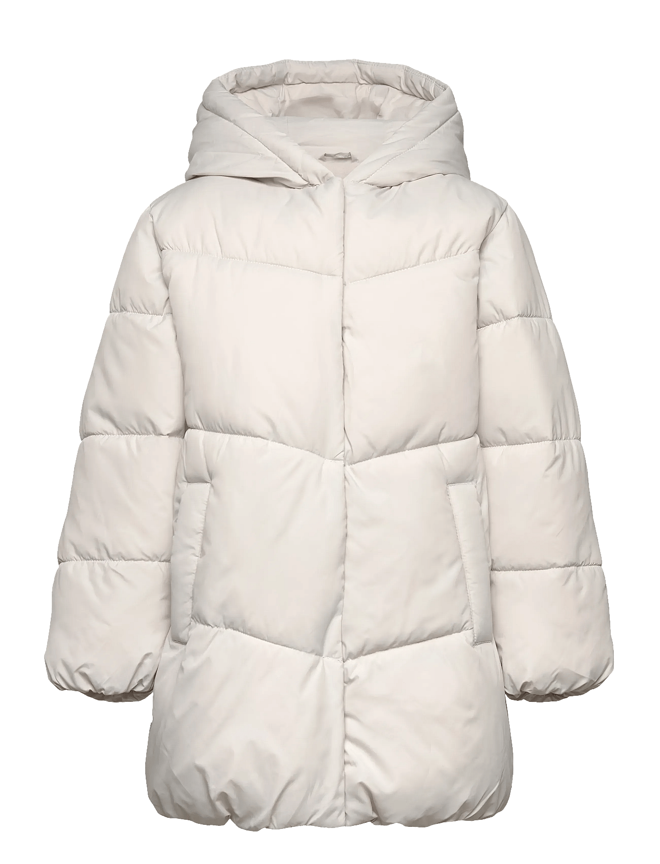 MANGO Hood Puffer Coat | Cream | 146