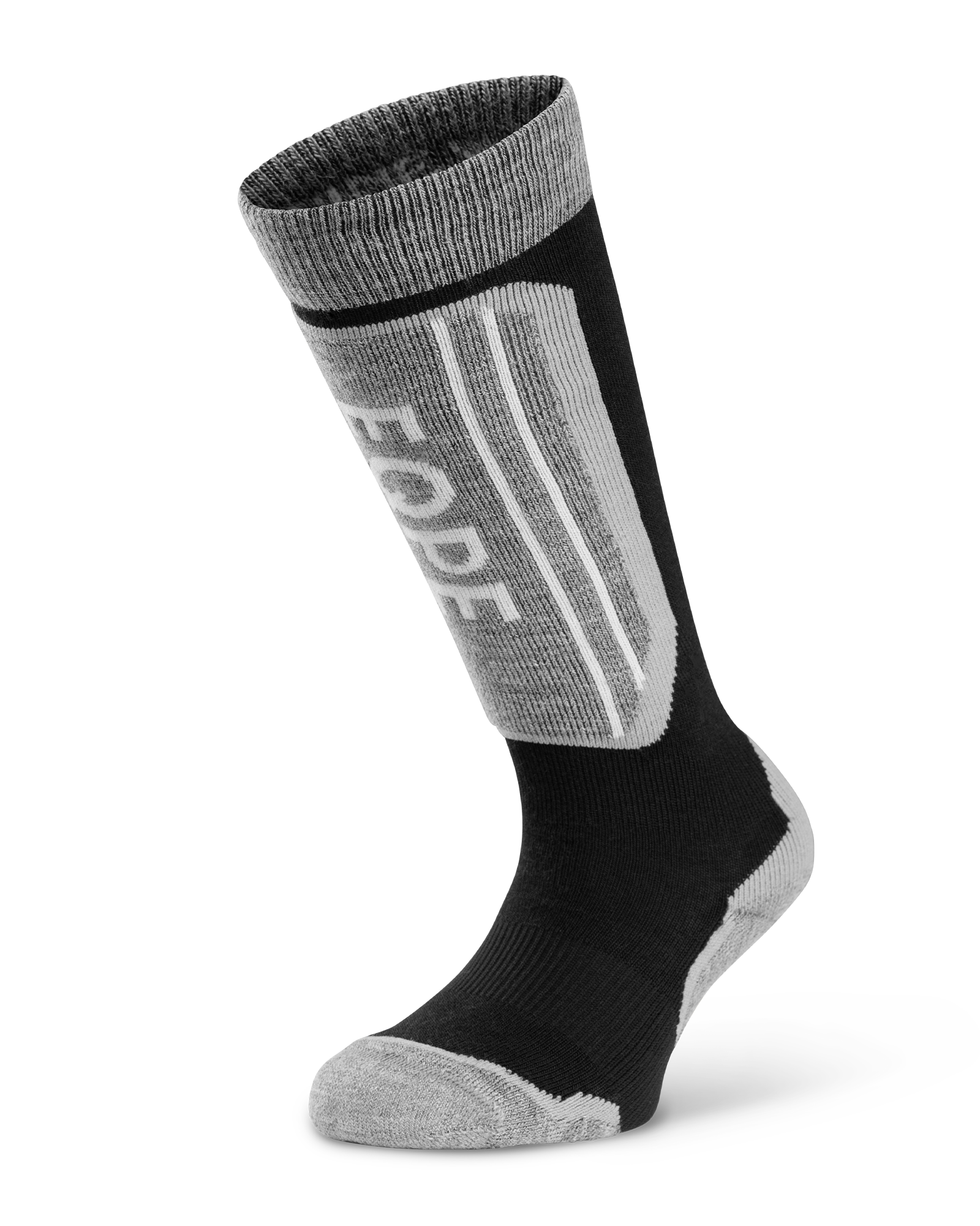 Alpine Wool Sock JR Grey Melange (31-33) - Grå (31-33)