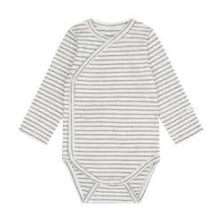 Fixoni Långärmad Rib Wrap Body - Flint Gray Melange