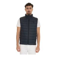 Boss, Jacka, Herr, XL, Quiltad Väst med Sidologo - blue (XL)