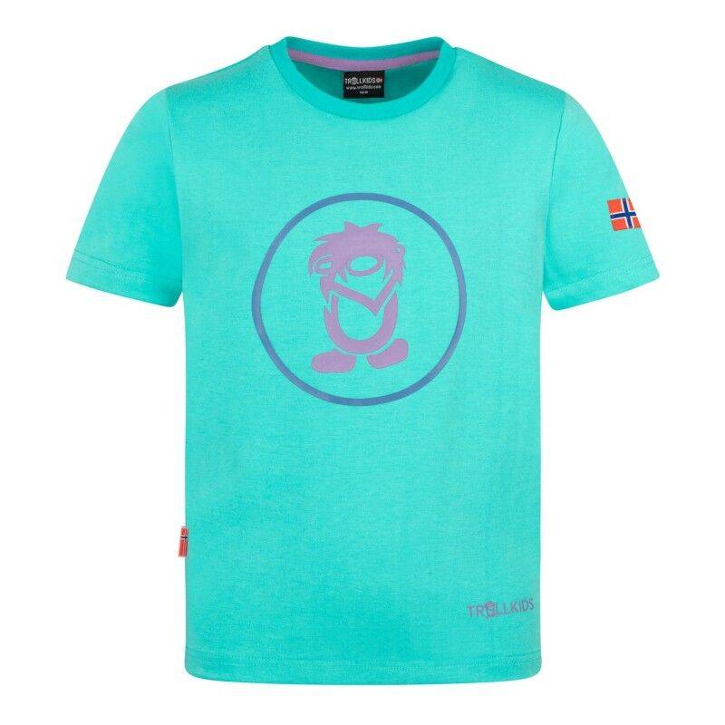 Trollkids Troll T - T-shirt - Børn Aquamarine / Violet Sorbet Child's height 98 cm