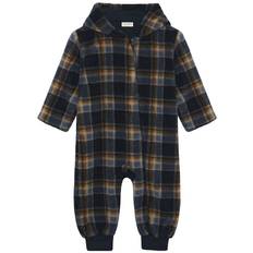 Minymo Fleeceoverall - Parisisk natt M Rutor - Minymo - 74 - Fleeceoverall